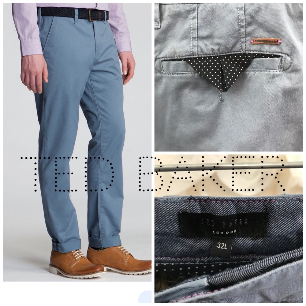 Ted Baker Aragog Slum Fit Chino Pants